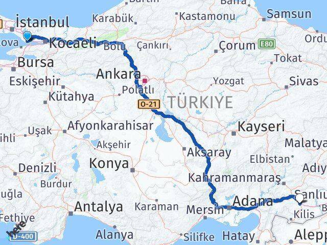 Barış Gaziantep Arası Kaç Km - Yol Tarifi