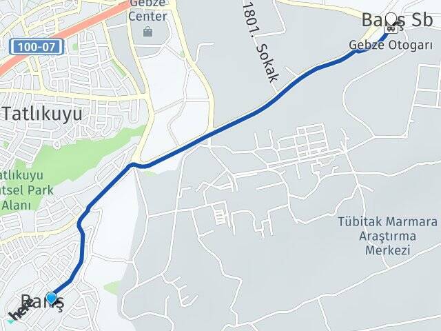 Barış Gebze Otogarı Arası Kaç Km - Yol Tarifi