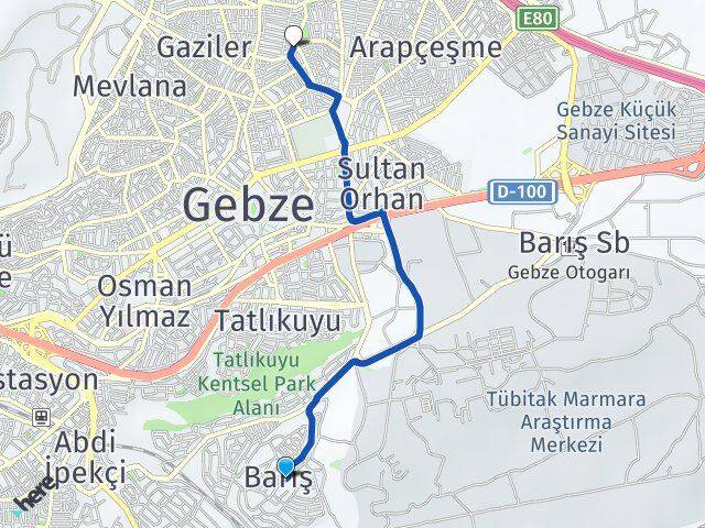 Barış Güzeller Arası Kaç Km - Yol Tarifi