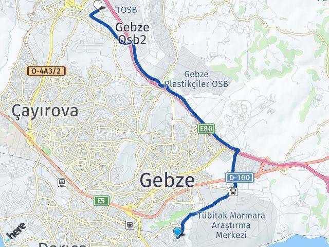 Barış Şekerpınar Arası Kaç Km - Yol Tarifi