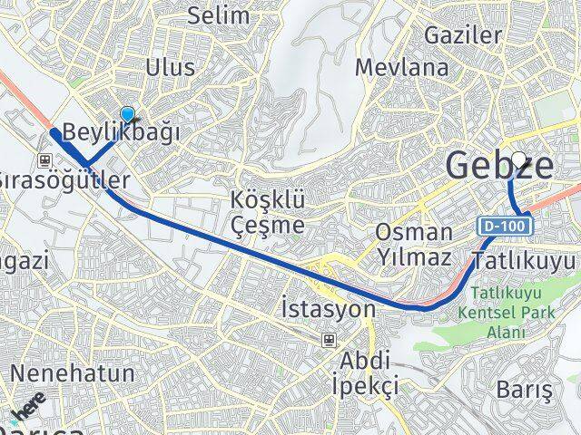 Beylikbağı Hacıhalil Arası Kaç Km - Yol Tarifi