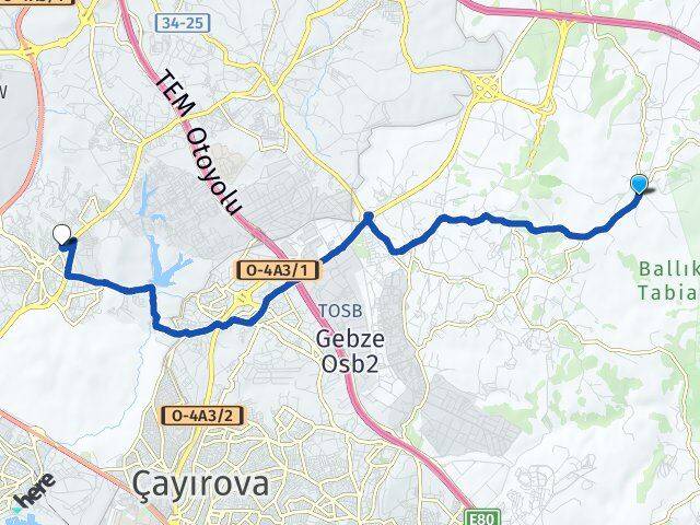 Mollafenari Aydınlı Arası Kaç Km - Yol Tarifi