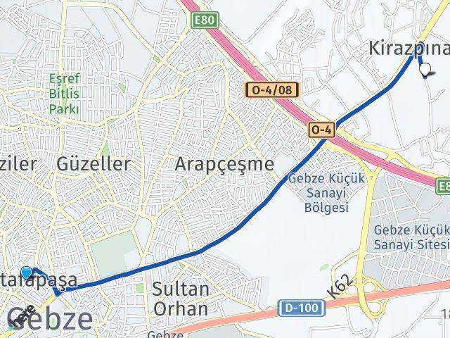 Mustafapaşa Kirazpınar Arası Kaç Km - Yol Tarifi