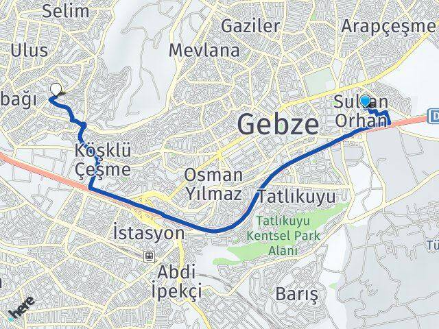 Sultan Orhan Hürriyet Arası Kaç Km - Yol Tarifi