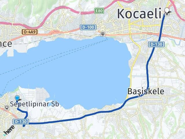 Deniz Evler İzmit Otogarı Arası Kaç Km - Yol Tarifi