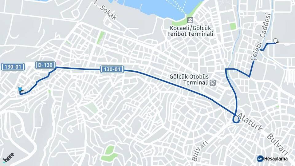 Donanma Deniz Evler Arası Kaç Km - Yol Tarifi