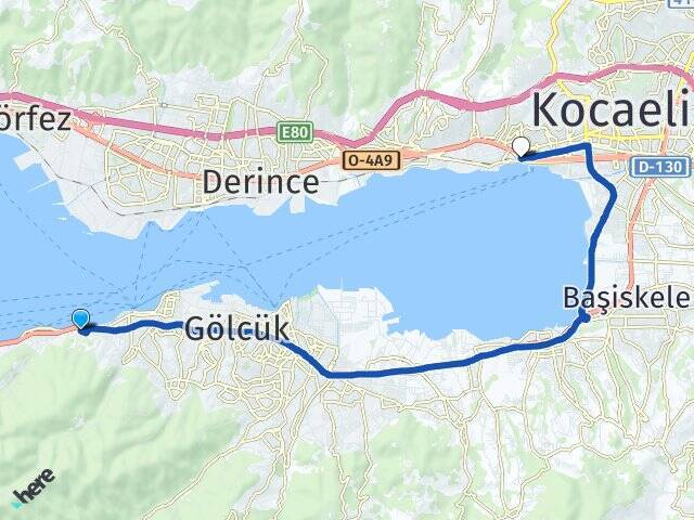 Halıdere Yeni İzmit YHT Garı Arası Kaç Km - Yol Tarifi