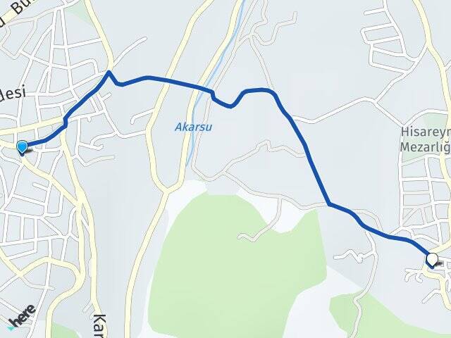 İhsaniye Hisareyn Arası Kaç Km - Yol Tarifi