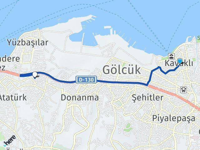 Kavaklı Topçular Arası Kaç Km - Yol Tarifi
