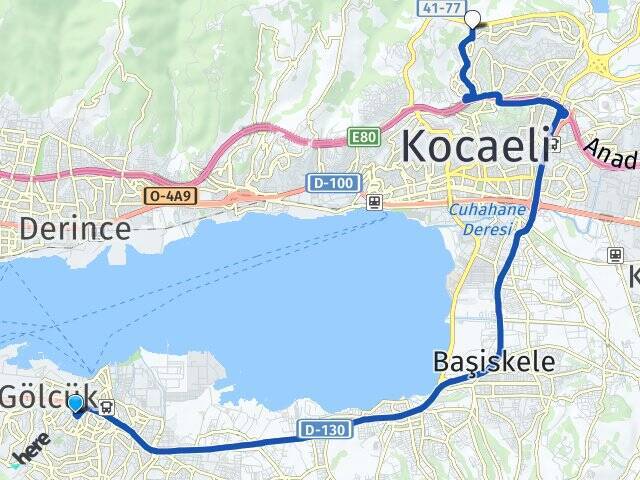 Şehitler Kocaeli Üniversitesi Arası Kaç Km - Yol Tarifi