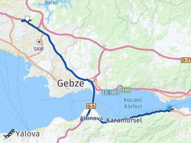 Topçular Sultanbeyli Arası Kaç Km - Yol Tarifi
