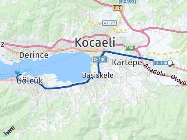 Yüzbaşılar Cengiz Topel Havalimanı Arası Kaç Km - Yol Tarifi