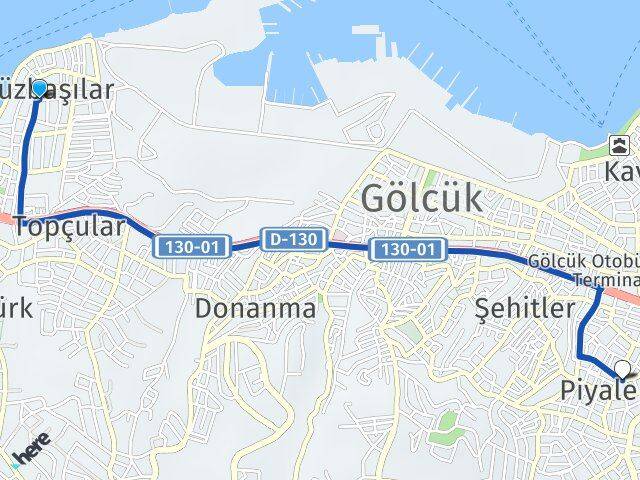 Yüzbaşılar Piyalepaşa Arası Kaç Km - Yol Tarifi