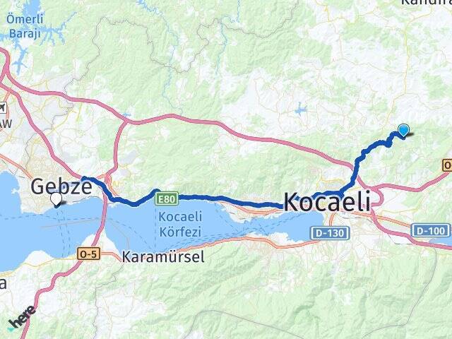 Arpalıkihsaniye Eskihisar Feribot İskelesi Arası Kaç Km - Yol Tarifi