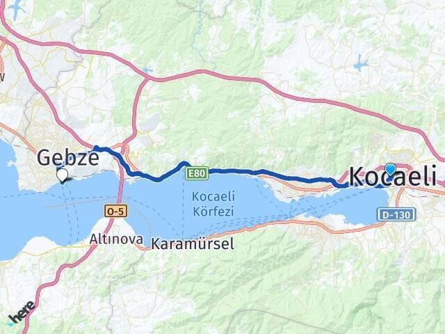 Erenler Eskihisar Feribot İskelesi Arası Kaç Km - Yol Tarifi