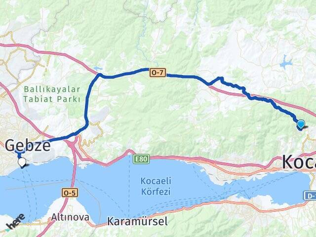 Kabaoğlu Eskihisar Feribot İskelesi Arası Kaç Km - Yol Tarifi