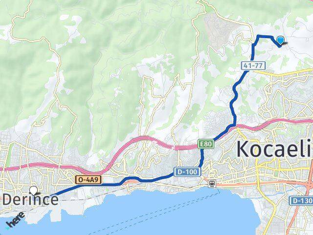 Sekbanlı Derince Arası Kaç Km - Yol Tarifi