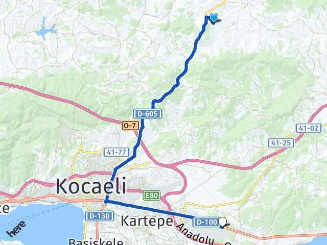 Akçakese Cengiz Topel Havalimanı Arası Kaç Km - Yol Tarifi