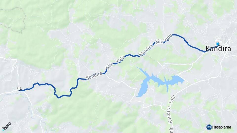 Kocaeli Kandıra Akçaova Kandıra Arası Kaç Km - Yol Haritası