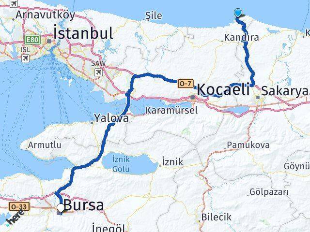 Cebeci Bursa Arası Kaç Km - Yol Tarifi