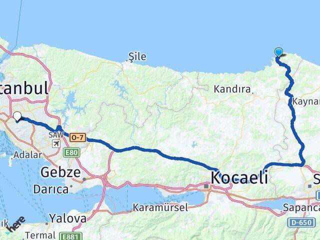 Cebeci Kayışdağı Arası Kaç Km - Yol Tarifi