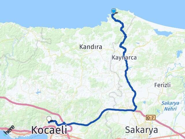 Cebeci Kocaeli Üniversitesi Arası Kaç Km - Yol Tarifi