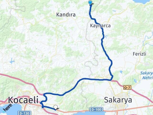 Duraklı Cengiz Topel Havalimanı Arası Kaç Km - Yol Tarifi