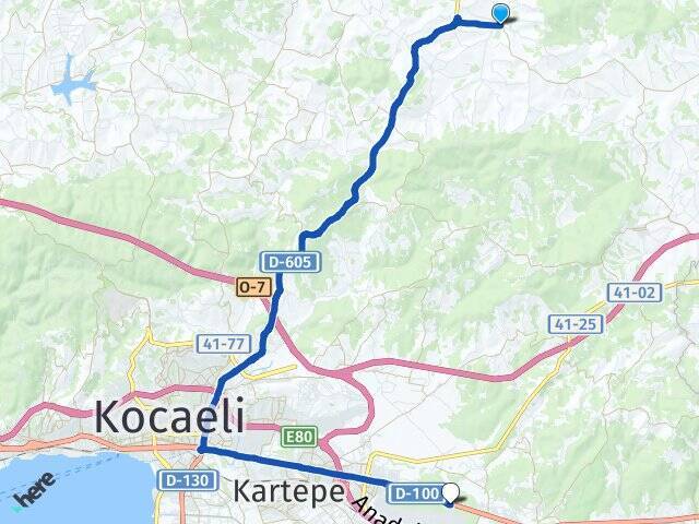 Elmacık Cengiz Topel Havalimanı Arası Kaç Km - Yol Tarifi