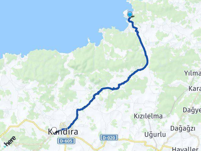 Kefken Orhan Arası Kaç Km - Yol Tarifi