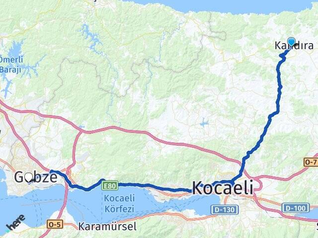 Orhan Gebze YHT Garı Arası Kaç Km - Yol Tarifi