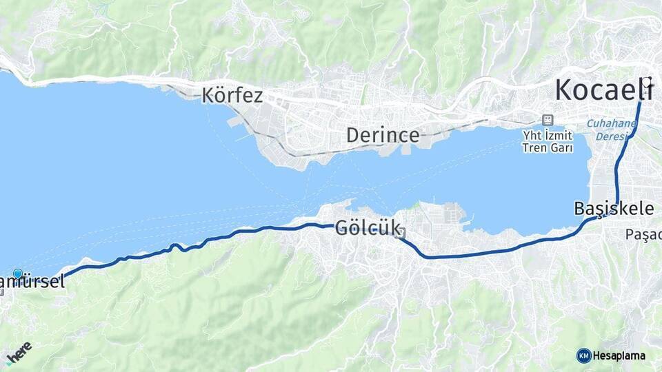 Karamürsel İzmit Otogarı Arası Kaç Km - Yol Tarifi