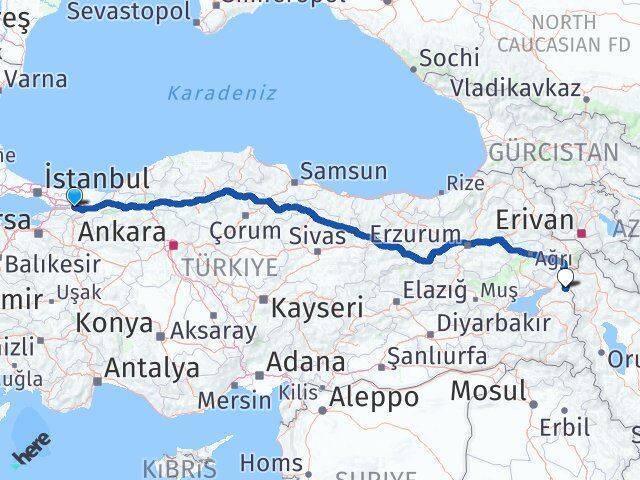 Ataevler Direkli Arası Kaç Km - Yol Tarifi