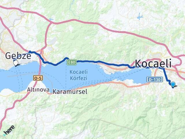 Ataşehir Eskihisar Feribot İskelesi Arası Kaç Km - Yol Tarifi