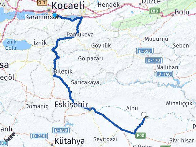 Ataşehir Yunus Emre Arası Kaç Km - Yol Tarifi