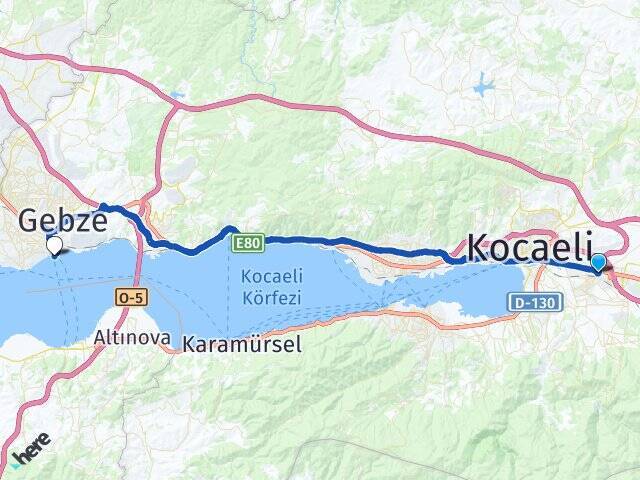 İstasyon Eskihisar Feribot İskelesi Arası Kaç Km - Yol Tarifi