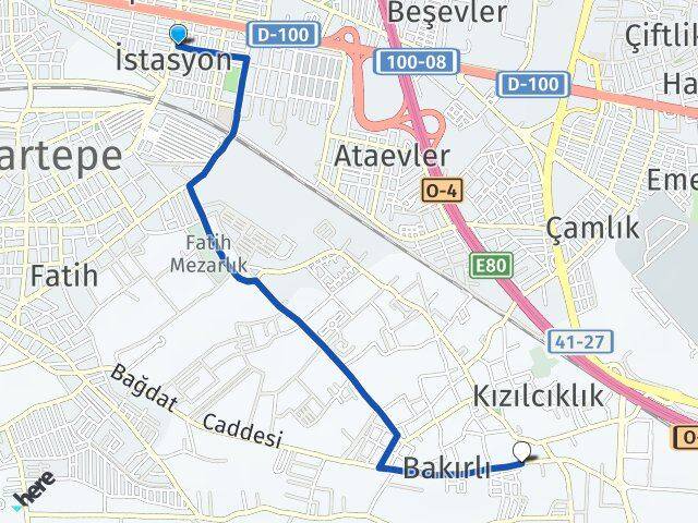 İstasyon Sarımeşe Arası Kaç Km - Yol Tarifi