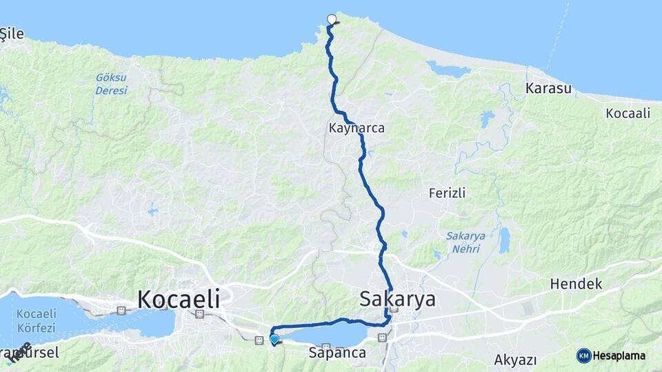Maşukiye Cebeci Arası Kaç Km - Yol Tarifi