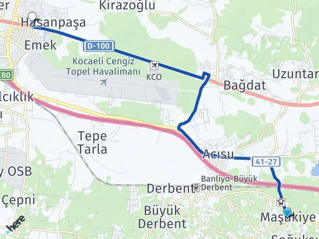 Maşukiye Uzunçiftlik Arası Kaç Km - Yol Tarifi