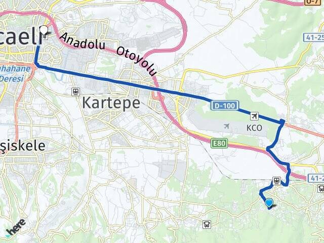 Şirinsulhiye İzmit Otogarı Arası Kaç Km - Yol Tarifi
