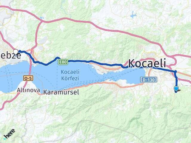 Suadiye Gebze Otogarı Arası Kaç Km - Yol Tarifi