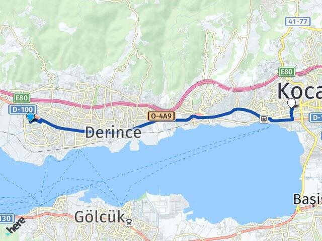 Barbaros İzmit Arası Kaç Km - Yol Tarifi