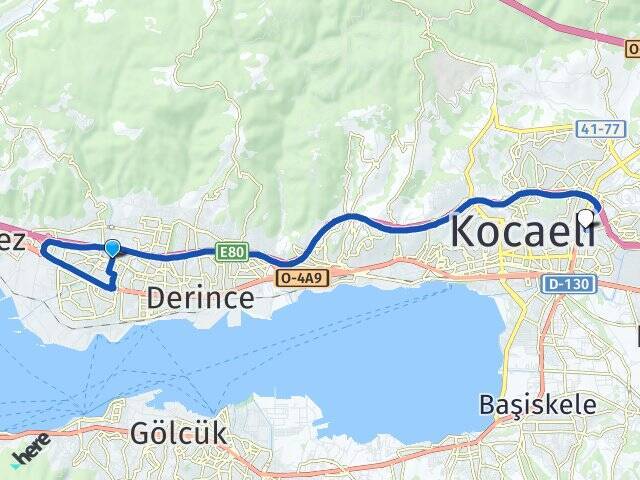 Esentepe İzmit Otogarı Arası Kaç Km - Yol Tarifi