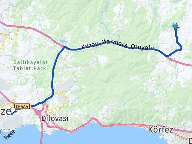 Osmanlı Gebze Otogarı Arası Kaç Km - Yol Tarifi