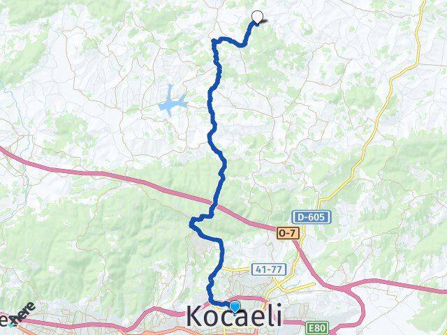 Kocaeli Nasuhlar Kandıra Arası Kaç Km - Yol Haritası