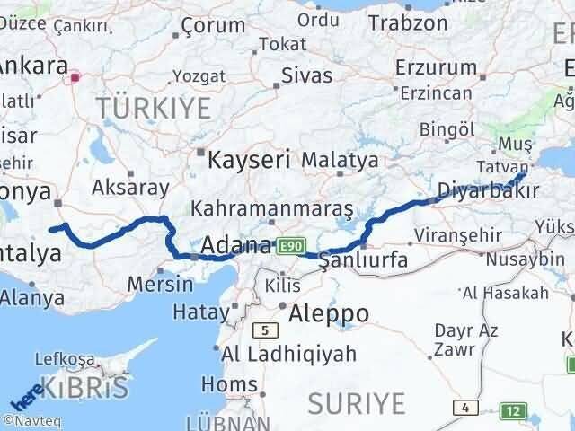 Akören Bitlis Arası Kaç Km - Yol Tarifi