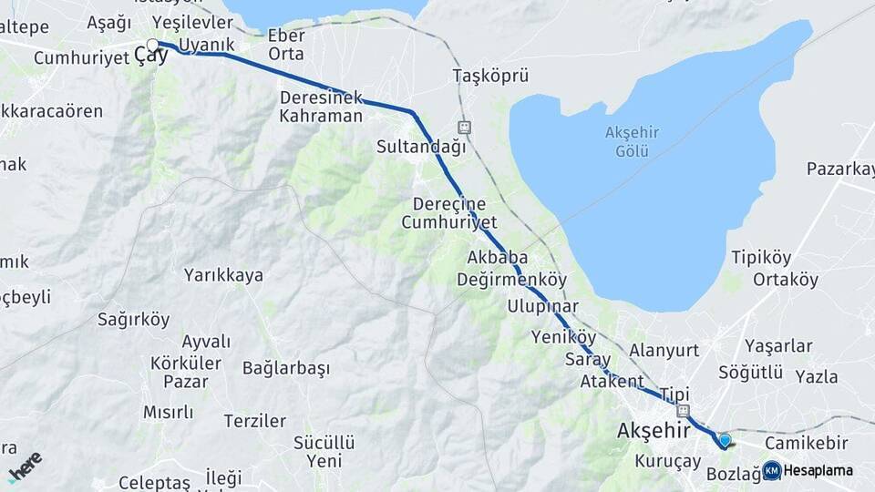 Doğrugöz Çay Arası Kaç Km - Yol Tarifi