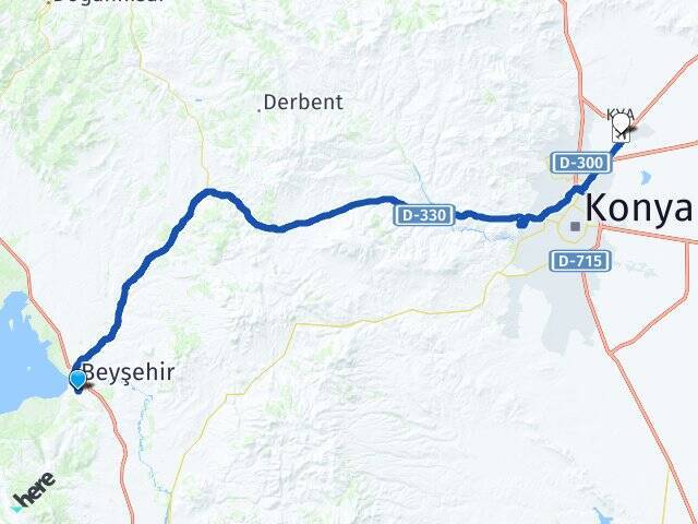 Beytepe Konya Havalimanı Arası Kaç Km - Yol Tarifi
