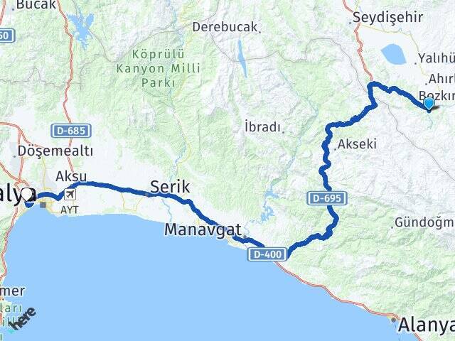 Sorkun Akdeniz Üniversitesi Arası Kaç Km - Yol Tarifi