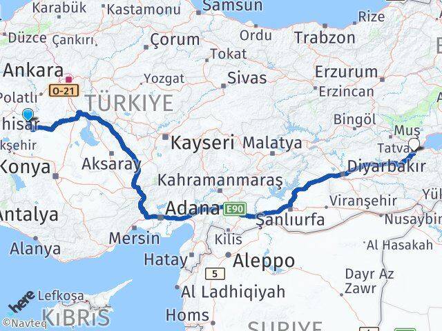 Çeltik Bitlis Arası Kaç Km - Yol Tarifi
