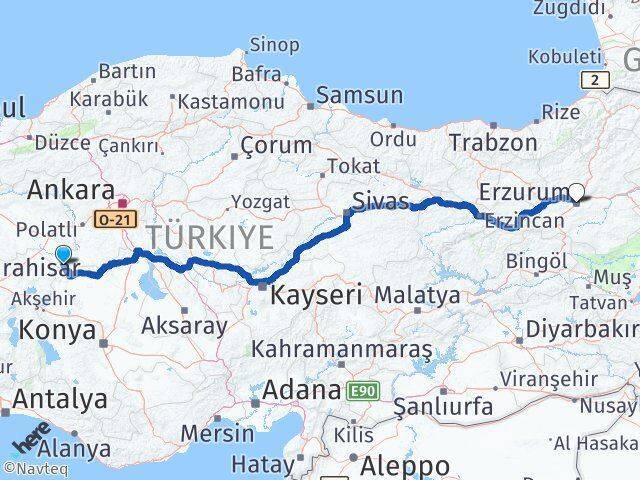 Çeltik Erzurum Arası Kaç Km - Yol Tarifi